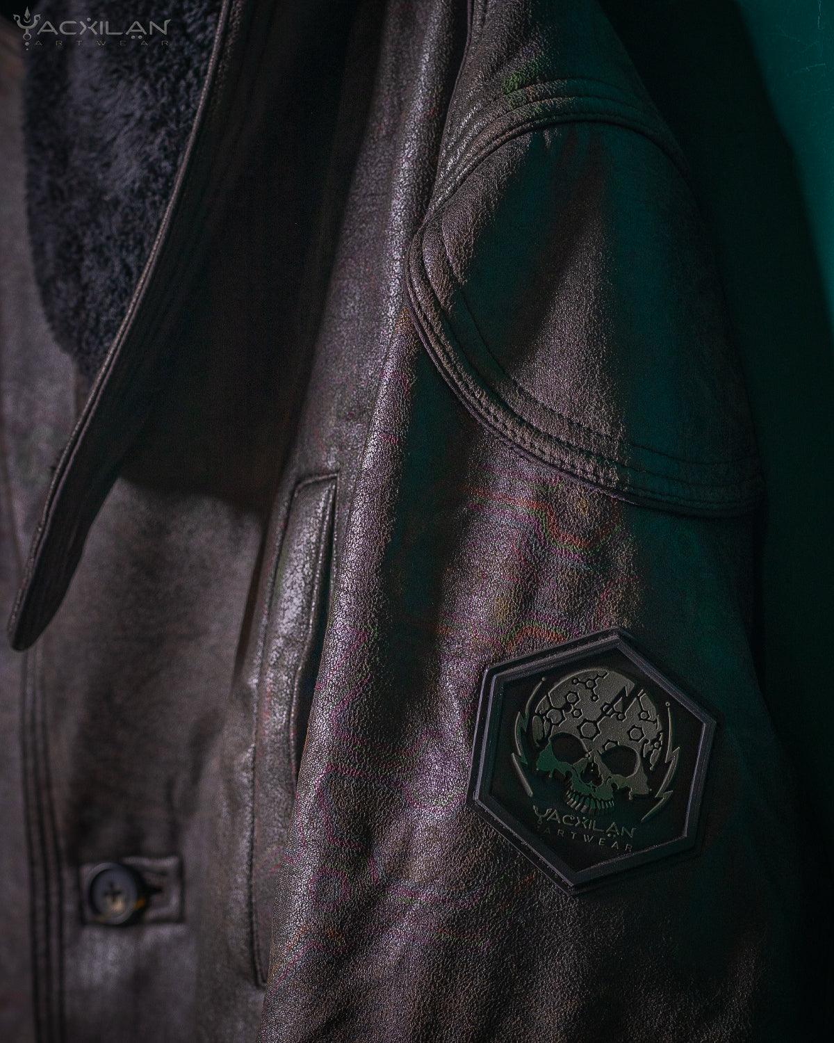 Coat Men / Blade Runner Fake Leather - PSYGALAK - Yacxilan Artwear